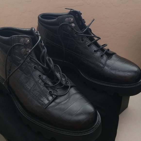 emporio armani boots mens